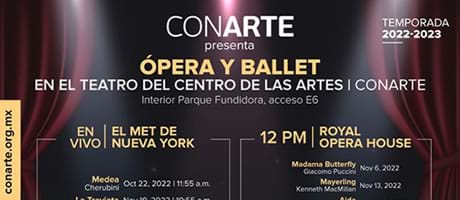 Ópera y Ballet, CONARTE Temporada 2022-2023